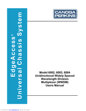 Canoga Perkins 6003 User Manual