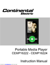 Continental Electric CEMP16224 Instruction Manual