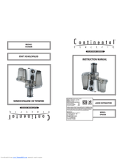 Continental Electric Platinum CP42330 Instruction Manual