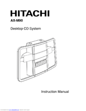 Hitachi AX-M90 Instruction Manual