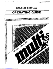 Hitachi CM1473ME Operating Manual