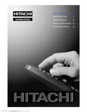 Hitachi 42PMA225EZ Instructions For Use Manual