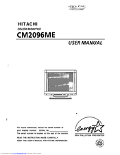 Hitachi CM2096ME User Manual