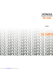 Hitachi HDC-1051E Instruction Manual