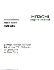 Hitachi HDC-530E Instruction Manual