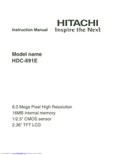 Hitachi HDC-891E Instruction Manual