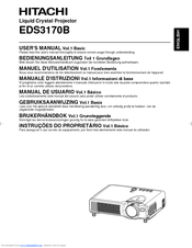 Hitachi EDS3170B User Manual
