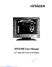 Hitachi DT3131E User Manual