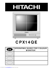 Hitachi CPX14QE Operating Manual