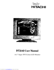 Hitachi DT3140 User Manual