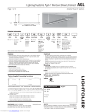 Lightolier AGL Specification