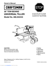 Craftsman 486.252444 Owner's Manual