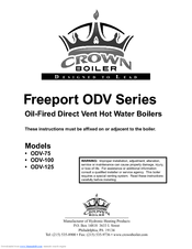 Crown Boiler Freeport ODV Series Manual