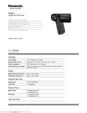 Panasonic HX-DC1H Brochure