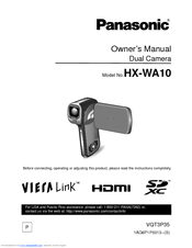 Panasonic Viera Link HX-WA10 Owner's Manual