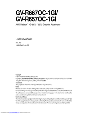 Gigabyte GV-R657OC-1GI User Manual