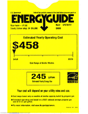 GE GP50T06TVT Energy Manual