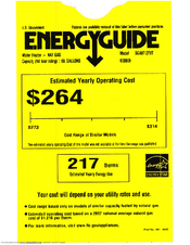 GE SG40T12TVT Energy Manual