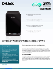 D-Link MYDLINK DNR-322L Datasheet