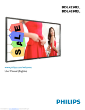 Philips Signage Solutions BDL4250EL User Manual