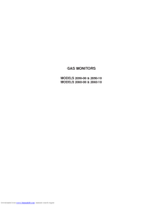 Sierra Monitor Corporation 2050-10 Applicability & effectivity Manual