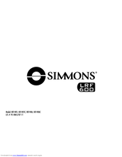 Simmons LRF 600 Manuals | ManualsLib