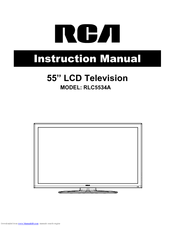 RCA RLC5534A Instruction Manual