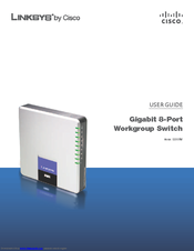 Linksys EG008W - Instant Gigabit Workgroup Switch User Manual