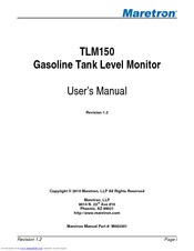 Maretron TLM150 User Manual