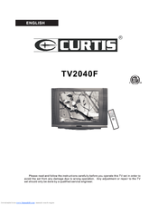 Curtis TV2040F Owner's Manual