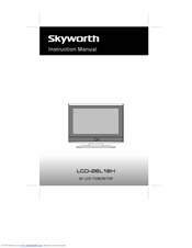Skyworth LCD-26L16H Instruction Manual