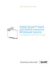Smart Technologies SMART Board D600 Configuration And User's Manual