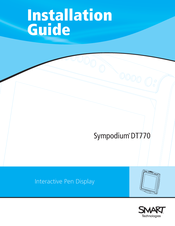 Smart Technologies Sympodium DT770 Installation Manual