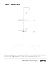 Smart Technologies SMART HAWM-UX/UF Manual