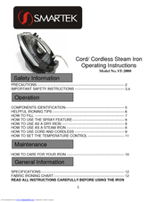 Smartek ST-2000 Operating Instructions Manual