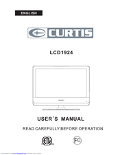 Curtis LCD1924 User Manual