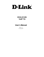 D-Link DVG-5112S User Manual