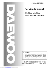 Daewoo DW-X710C Service Manual