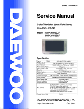 Daewoo DWP-28W2ZZF Service Manual
