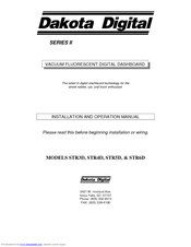 Dakota Digital STR6D Installation And Operation Manual