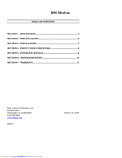Datacom Systems D56 User Manual
