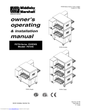 Middleby Marshall PS724-Series Owner's Operating & Installation Manual