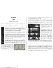 Solid State Logic C200  routing guide Quick Start Routing Manual