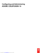 Adobe 38043755 - ColdFusion Enterprise - Mac Administration Manual
