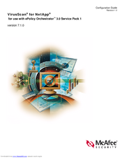 McAfee NAPCKE-AB-AA - VirusScan For NetApp Configuration Manual