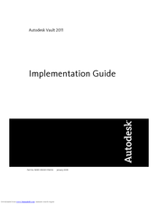 Autodesk 46304-050008-1600A - Vault R4 Essentials Aotc Implementation Manual