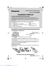 Panasonic KX-FG6550 Installation Manual