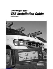 Davis Instruments DriveRight 600E VSS Installation Manual