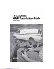 Davis Instruments DriveRight 600E Installation and user's guide addendum Installation Manual