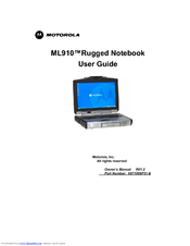 Motorola ML910 User Manual